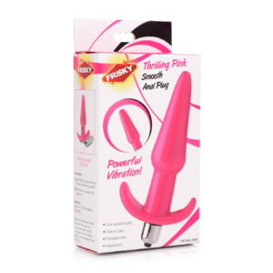 Smooth Vibrating Anal Plug - Pink