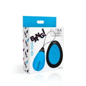 10X Silicone Vibrating Egg - Blue