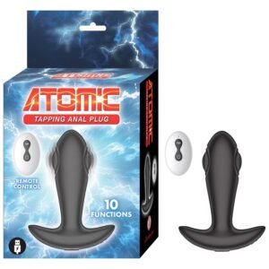 ATOMIC TAPPING ANAL PLUG-BLACK