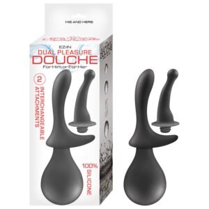 EZ-IN DUAL PLEASURE DOUCHE-BLACK