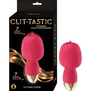 CLIT-TASTIC INTENSE DUAL MASSAGER-CORAL