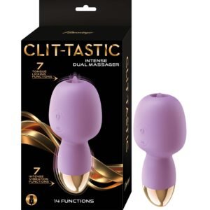 CLIT-TASTIC INTENSE DUAL MASSAGER-LAVENDER