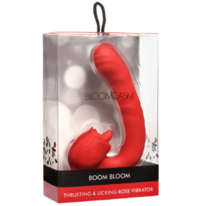 Boom Bloom Thrusting & Licking Rose Vibrator